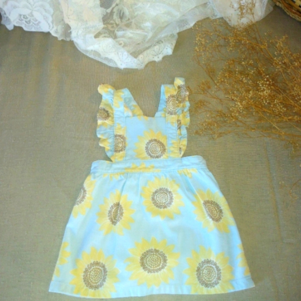 Vintage Style Baby Apron Dress - Picture 1 of 5